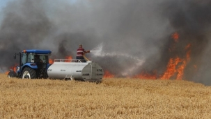 HARMAN SEZONUNDA KÜÇÜK BİR KIVILCIM ÇİFTÇİNİN UMUDUNU YAKIYOR 