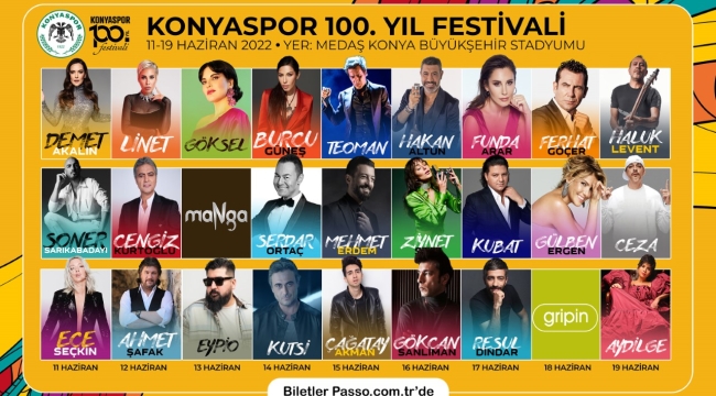 Konyaspor 100. Yıl Festivali Sürüyor 
