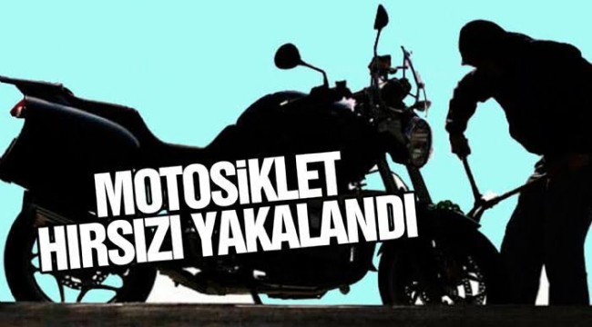 MOTOSİKLET HIRSIZI YAKALANDI 