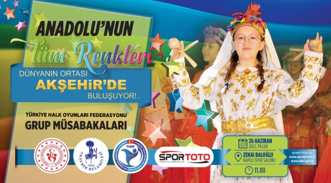 THOF Grup Yarışması Pazar Günü Akşehir'de Yapılacak 