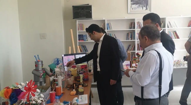 YUNAK'TA SIFIR ATIK VE GERİ DÖNÜŞÜM SERGİSİ AÇILDI 