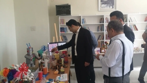 YUNAK'TA SIFIR ATIK VE GERİ DÖNÜŞÜM SERGİSİ AÇILDI 