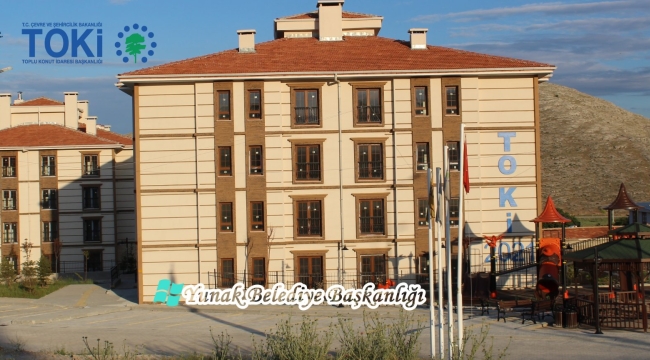 YUNAK TOKİ KONUTLARI TESLİM EDİLİYOR 