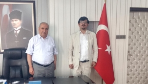 GAZETEMİZDEN KAYMAKAM KÜRECİ'YE ZİYARET 