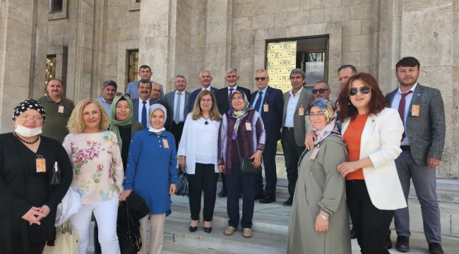 İYİ PARTİ AKŞEHİR'DEN TBMM ZİYARETİ 