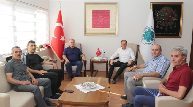 MADENİ İŞLER ODASINDAN BAŞKAN KARABACAK'A ZİYARET