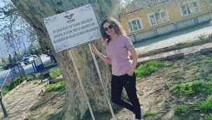 MÜZE MÜDÜRÜ ÇAVDAR,TARİHİ ÇINAR AĞACINDA 