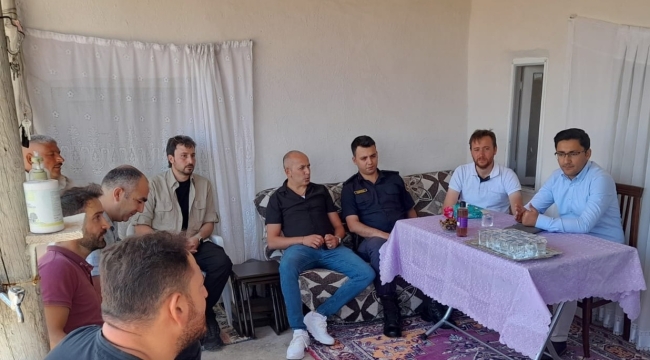 YUNAK KAYMAKAMI KARAHAN'DAN MAHALLE ZİYARETLERİ 