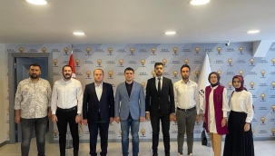 Ak Parti Akşehir Gençlik Kolları Başkanlığında görev değişimi