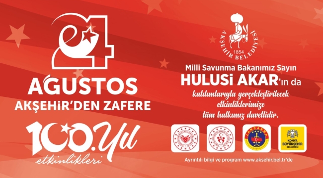 AKŞEHİR ONUR GÜNÜ'NÜ KUTLAYACAK 