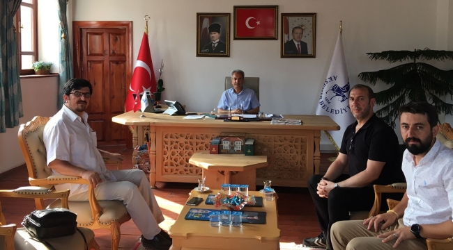 GAZETEMİZDEN BAŞKAN AKKAYA'YA ZİYARET 