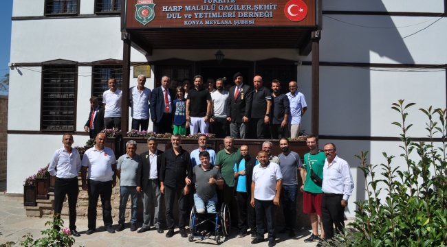İLHAN PALUT,ŞEHİT AİLELERİ VE GAZİLERLE BİRARAYA GELDİ