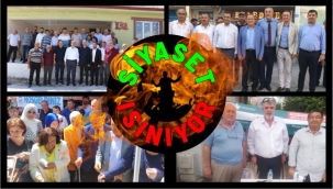 SİYASET ISINIYOR …!