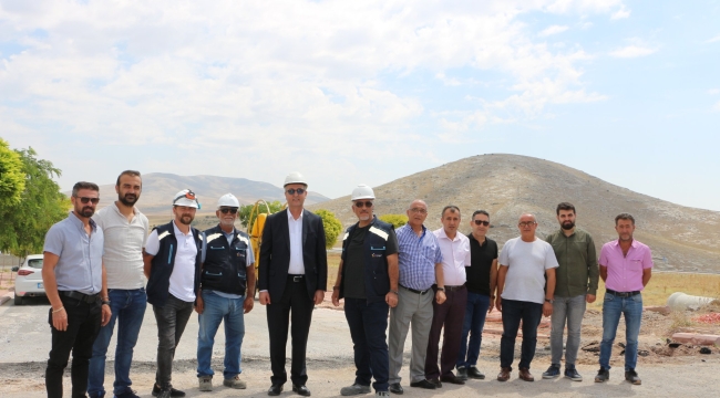 YUNAK'DA DOĞAL GAZ İÇİN İLK KAZMA VURULDU