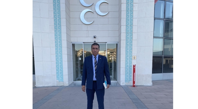AKÇA,MHP GENEL MERKEZİNDE 