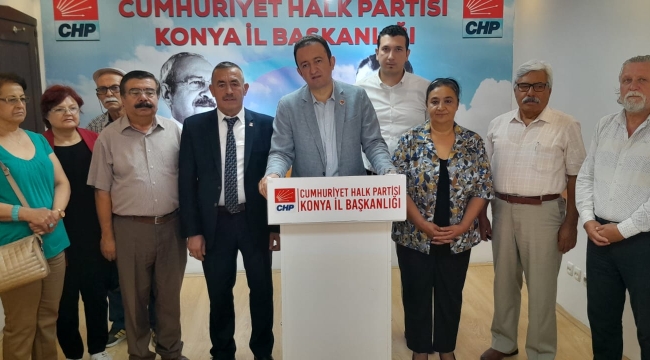 CHP Konya İ Başkanı Bektaş: "Ülkemiz tarımı ithalatçı bir anlayışa götürülüyor" 