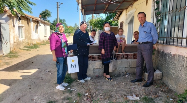 İYİ PARTİ'DEN  ÇAT KAPI ZİYARETİ 