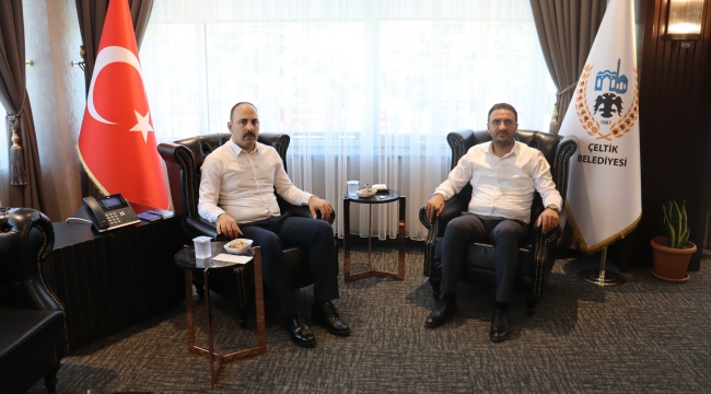 KAYMAKAM ŞAHİN'DEN BAŞKAN MEŞE'YE ZİYARET 