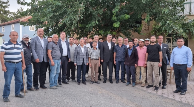 Milletvekili Erdem ve Başkan Akkaya'dan Mahalle Ziyaretleri 