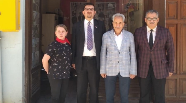 BAŞKAN AKKAYA'DAN GAZETEMİZE ZİYARET 