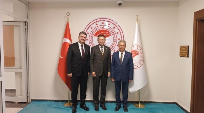 BAŞKAN AKKAYA'DAN TİRYAKİ'YE ZİYARET 