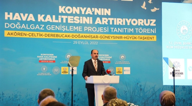 ÇELTİK VE DOĞANHİSAR 2023'TE DOĞALGAZLA BULUŞACAK 