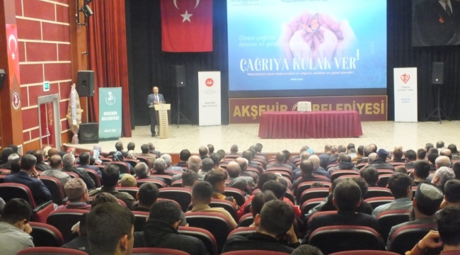 Peygamberimiz Cami ve İrşat Konferansına Yoğun İlgi 