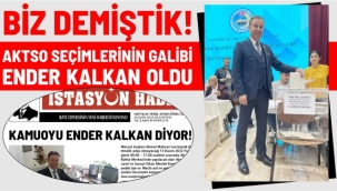 AKTSO SEÇİMLERİNİN GALİBİ ENDER KALKAN OLDU