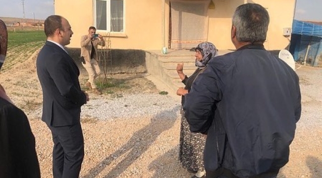 Çeltik Kaymakamı Şahin'den Hane Ziyaretleri 