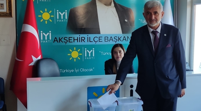 İYİ PARTİ AKŞEHİR'DE DELEGE SEÇİMİ YAPILDI 