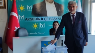 İYİ PARTİ AKŞEHİR'DE DELEGE SEÇİMİ YAPILDI 