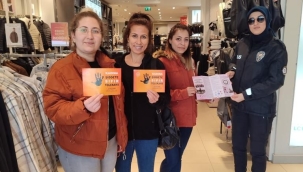 KADINA ŞİDDETE DİKKAT ÇEKTİLER 