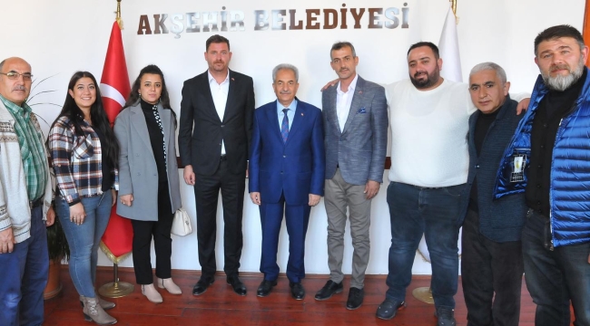 MHP AKŞEHİR'DEN BAŞKAN AKKAYA'YA ZİYARET 