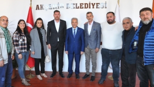 MHP AKŞEHİR'DEN BAŞKAN AKKAYA'YA ZİYARET 