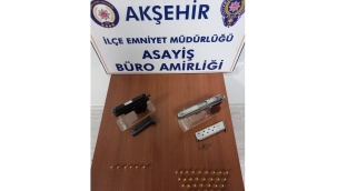 2 ADET RUHSATSIZ TABANCA VE MERMİ ELE GEÇİRİLDİ 