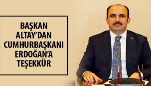 Başkan Altay Gübre ve Yemdeki İndirim Dolayısıyla Cumhurbaşkanı Erdoğan'a Teşekkür Etti 
