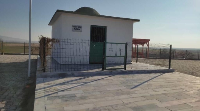 GÖZET DEDE TÜRBESİNDE ÇALIŞMALAR TAMAMLANDI. 