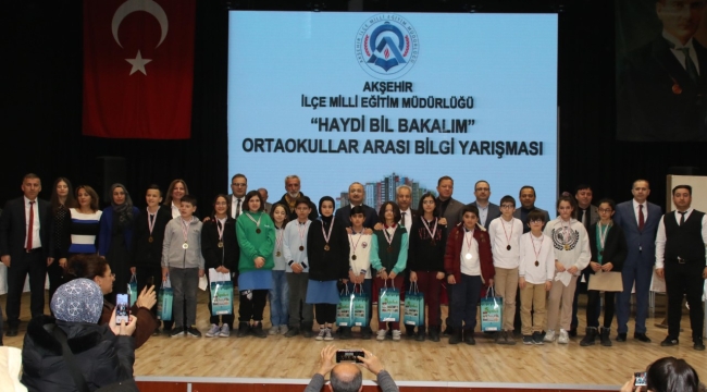 HAYDİ BİL BAKALIM YARIŞMASI AKŞEHİR FİNALİSTİ BELLİ OLDU 