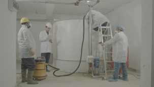 KOSKİ İÇME SUYU DEPOLARINI HİJYENE KAVUŞTURUYOR 