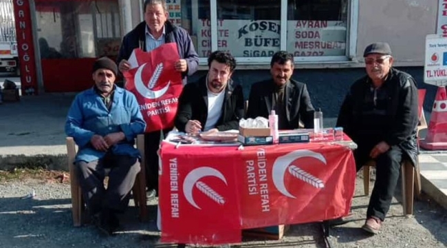 YENİDEN REFAH AKŞEHİR'DEN ÜYE ÇALIŞMASI 