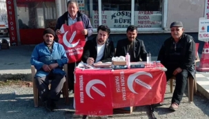 YENİDEN REFAH AKŞEHİR'DEN ÜYE ÇALIŞMASI 