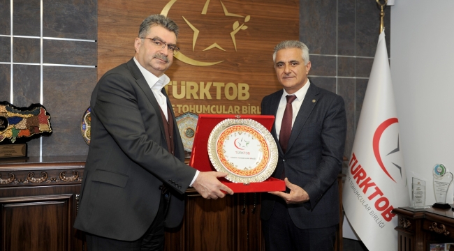 AK PARTİ KONYA MİLLETVEKİLİ ORHAN ERDEM, TÜRKTOB'U ZİYARET ETTİ 