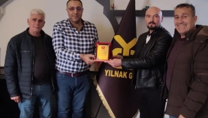 AKŞEHİR SPOR'DAN YILNAK GRUP'A TEŞEKKÜR PLAKETİ 