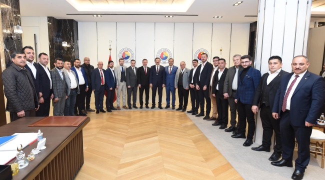 AKŞEHİR TSO'DAN TOBB BAŞKANI HİSARCIKLIOĞLU'NA ZİYARET 