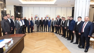AKŞEHİR TSO'DAN TOBB BAŞKANI HİSARCIKLIOĞLU'NA ZİYARET 