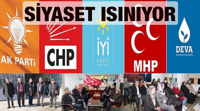 SİYASET ISINIYOR …!