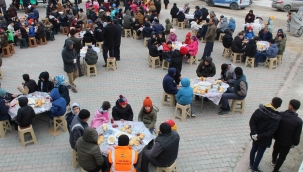 YUNAK'TA KAR VE YAĞMUR DUASI YAPILDI 