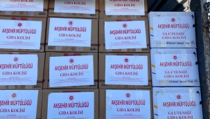 AKŞEHİR MÜFTÜLÜĞÜ'NDEN DEPREM BÖLGESİNE 1300 GIDA KOLİSİ 