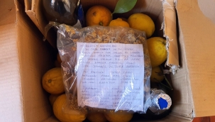 Başkan Akkaya'ya Deprem Bölgesinden Anlamlı Hediye 