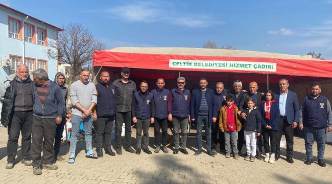BAŞKAN MEŞE DEPREM BÖLGESİNDE 